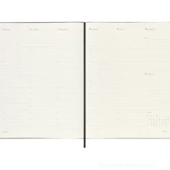 Moleskine 12 mesi - Agenda Pro settimanale verticale nero - Extra Large copertina rigida 2026