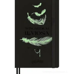 Moleskine 12 mesi - Agenda settimanale Limited Edition Incantesimi Harry Potter Wingardium Leviosa - Large copertina rigida fosforescente 2025