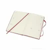 Moleskine 12 mesi - Agenda settimanale orizzontale rosso - Large copertina rigida 2020