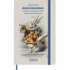 Moleskine 12 mesi - Agenda settimanale Limited Edition Alice in Wonderland Rabbit - Large copertina rigida 2023