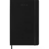 Moleskine 18 mesi - Agenda settimanale orizzontale nero - Large copertina rigida 2022-2023