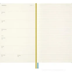 Moleskine 18 mesi - Agenda settimanale Limited Edition Peanuts Charlie & Lucy - Large copertina rigida 2025-2026