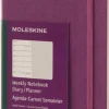 Moleskine 2017 12 mesi - Agenda settimanale viola - Large Copertina rigida