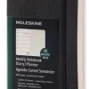 Moleskine 18 mesi - Agenda settimanale nera - Pocket Copertina morbida 2016-2017