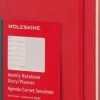 Moleskine 2017 12 mesi - Agenda settimanale rossa - Large Copertina rigida