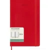Moleskine 12 mesi - Agenda settimanale rosso scarlatto - Large copertina morbida 2026