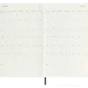 Moleskine 12 mesi - Agenda settimanale orizzontale blu zaffiro - Large copertina morbida 2023