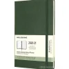 Moleskine 18 mesi - Agenda settimanale verde mirto - Large copertina rigida 2020-2021