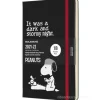 Moleskine 18 mesi - Agenda settimanale Limited Edition Peanuts nero - Large copertina rigida 2021-2022