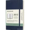 Moleskine 18 mesi - Agenda settimanale blu zaffiro - Pocket copertina morbida 2021-2022