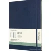 Moleskine 18 mesi - Agenda settimanale blu zaffiro - Extra Large copertina rigida 2021-2022