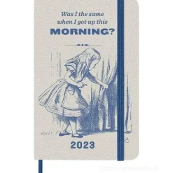 Moleskine 12 mesi - Agenda settimanale Limited Edition Alice in Wonderland - Pocket copertina rigida 2023