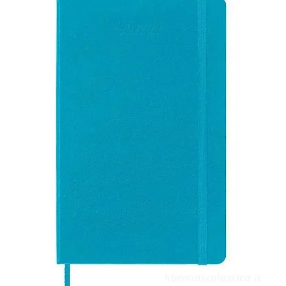 Moleskine 18 mesi - Agenda settimanale blu manganese - Large copertina rigida 2022-2023