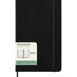 Moleskine 12 mesi - Agenda settimanale verticale nero - Large copertina rigida 2026