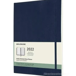 Moleskine 12 mesi - Agenda settimanale blu zaffiro - Extra Large copertina morbida 2022