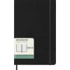 Moleskine 18 mesi - Agenda settimanale orizzontale nero - Large copertina rigida 2024-2025