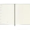 Moleskine 18 mesi - Agenda settimanale nera - Extra Large copertina rigida 2024-2025