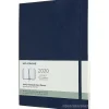 Moleskine 12 mesi - Agenda settimanale blu - Extra Large copertina morbida 2020