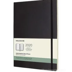 Moleskine 12 mesi - Agenda settimanale nero - Extra Large copertina morbida 2020