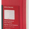 Moleskine 2017 12 mesi - Agenda settimanale rossa - Pocket Copertina morbida
