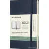 Moleskine 18 mesi - Agenda settimanale blu zaffiro - Pocket copertina rigida 2021-2022