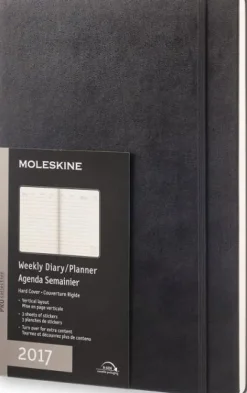 Moleskine 12 mesi - Agenda settimanale professional nera – A4 Copertina rigida 2017