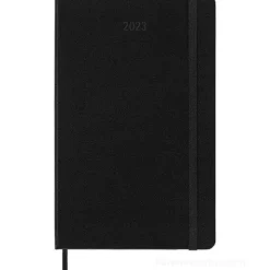 Moleskine 12 mesi - Agenda settimanale nero - Large copertina rigida 2023