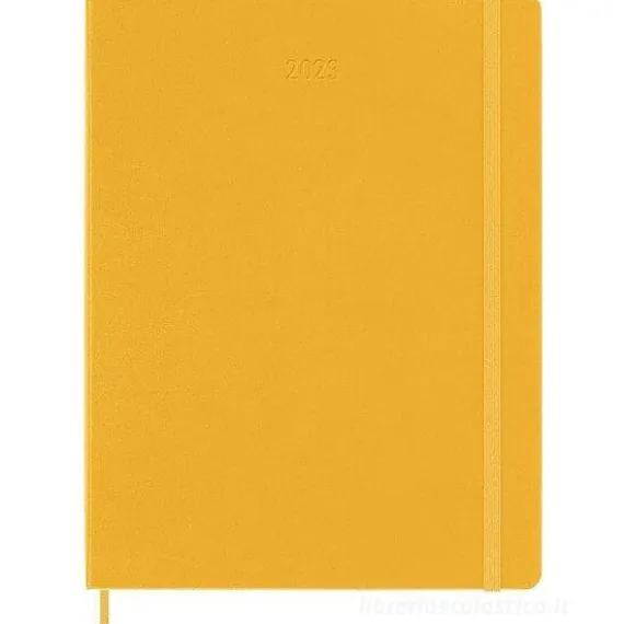 Moleskine 12 mesi - Agenda settimanale arancione - Extra Large copertina rigida 2023