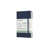 Moleskine 18 mesi - Agenda settimanale orizzontale blu - Pocket copertina rigida 2019-2020