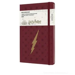 Moleskine 12 mesi - Agenda settimanale Limited Edition Harry Potter bordeaux - Large copertina rigida 2022