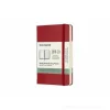 Moleskine 18 mesi - Agenda settimanale rossa - Pocket copertina rigida 2019-2020