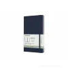 Moleskine 18 mesi - Agenda settimanale orizzontale blu - Large copertina rigida 2019-2020