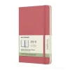 Moleskine 18 mesi - Agenda settimanale rosa - Large copertina rigida 2018-2019