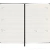 Moleskine 18 mesi - Agenda settimanale orizzontale nero - Pocket copertina rigida 2025-2026