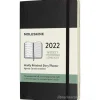 Moleskine 12 mesi - Agenda settimanale nero - Pocket copertina morbida 2022