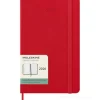 Moleskine 12 mesi - Agenda settimanale rosso scarlatto - Large copertina rigida 2026