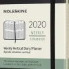Moleskine 12 mesi - Agenda settimanale verticale nero - Pocket copertina rigida 2020