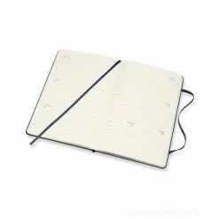 Moleskine 12 mesi - Agenda settimanale orizzontale blu - Large copertina rigida 2020