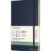 Moleskine 18 mesi - Agenda settimanale blu zaffiro - Large copertina rigida 2020-2021