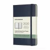Moleskine 12 mesi - Agenda settimanale blu - Pocket copertina rigida 2020