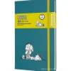 Moleskine 18 mesi - Agenda settimanale Limited Edition Peanuts verde - Large copertina rigida 2020-2021