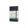 Moleskine 18 mesi - Agenda settimanale blu - Pocket copertina rigida 2019-2020