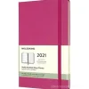 Moleskine 12 mesi - Agenda settimanale rosa bouganvillea - Large copertina rigida 2021