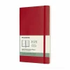 Moleskine 12 mesi - Agenda settimanale rosso - Large copertina morbida 2020
