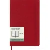 Moleskine 12 mesi - Agenda settimanale rosso scarlatto - Large copertina rigida 2024