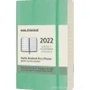 Moleskine 12 mesi - Agenda settimanale verde ghiaccio - Pocket copertina morbida 2022