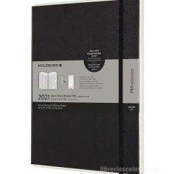 Moleskine 12 mesi - Agenda Smart Planner Pro settimanale nero - Extra Large copertina rigida 2021