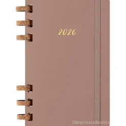 Moleskine 12 mesi - Agenda spiralata settimanale e mensile Weekly & Monthly Planner Almond - Large copertina morbida 2026