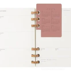 Moleskine 12 mesi - Agenda spiralata mensile Academic Monthly Planner nero - Large copertina morbida 2025-2026