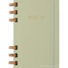 Moleskine 12 mesi - Agenda spiralata mensile Academic Monthly Planner Crush Kiwi - Large copertina morbida 2025-2026